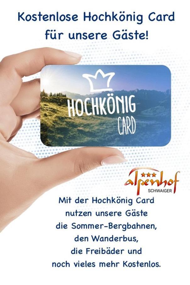 Alpenhof Schwaiger - Hotel Garni Mühlbach am Hochkönig Eksteriør bilde